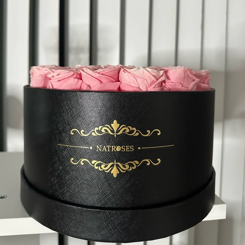 Pink Box Roses 🌹 Faux Floral Arrangement (color fading) extremely faded